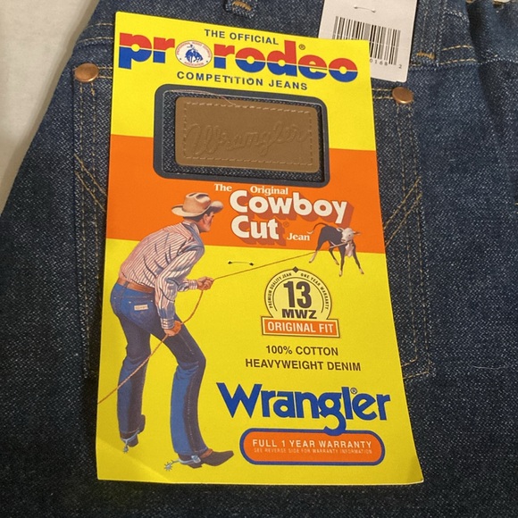 Wrangler pro rodeo competition jeans New size 30/36 - Picture 2 of 8